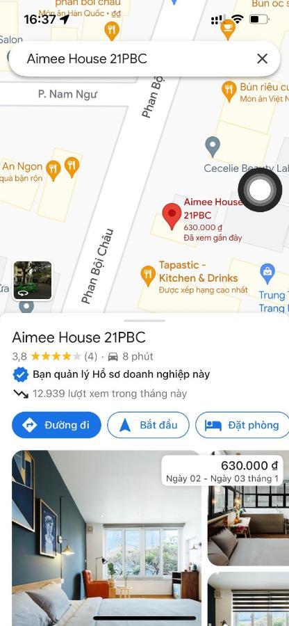 Aimee House - Phan Boi Chau Hanoi Exteriör bild